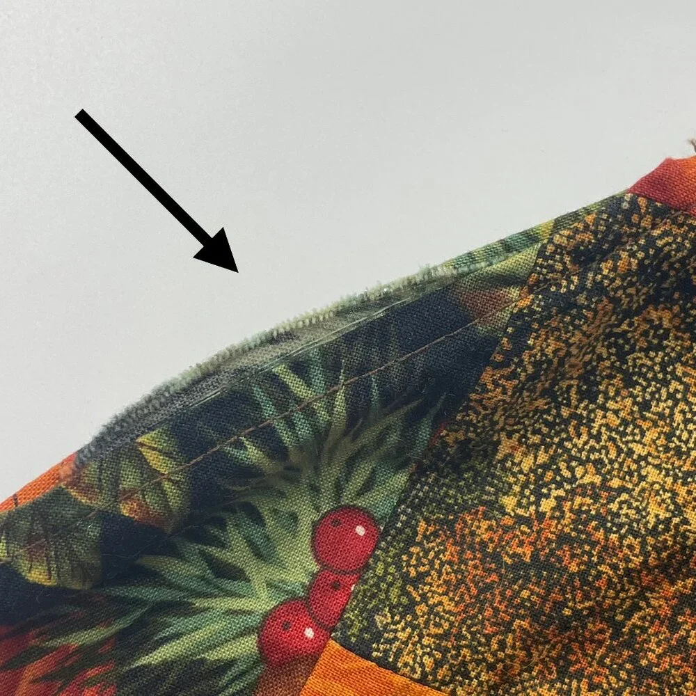 Handmade Patchwork Table Runner Autumn Fall Thanksgiving Pumpkins Orange Quilted